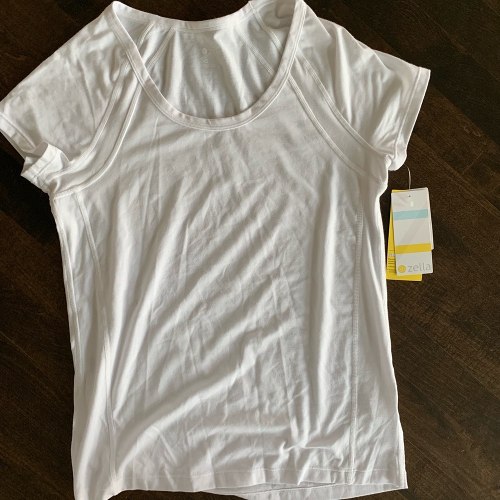 Zella white ATHLETIC t-shirt